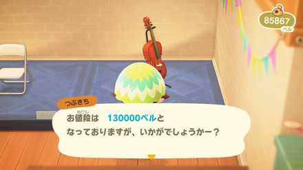 高額商品が商店に並ぶ