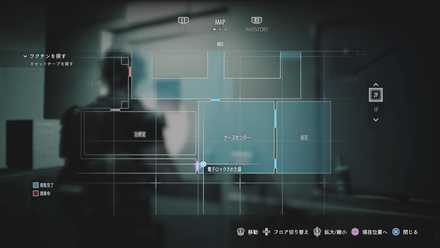 病院のIDカードを使う場所のマップ
