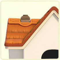 茶色いかやぶき屋根