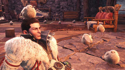 フワフワクイナ重ね着