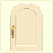 白いシンプルなドア