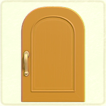 黄色いシンプルなドア