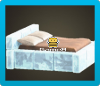 Icono de cama congelada