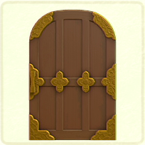 茶色の和風なドア