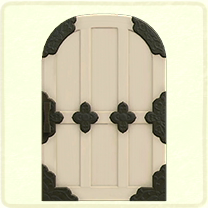 白い和風なドア