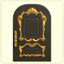 黒いリッチなドア