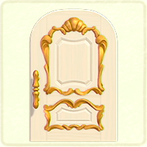 白いリッチなドア