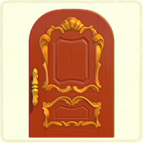 赤いリッチなドア