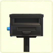 黒い四角いポスト