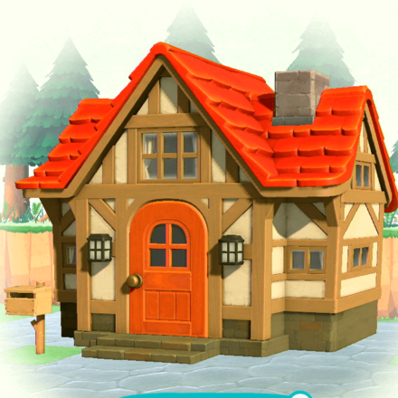 茶色い木枠の壁