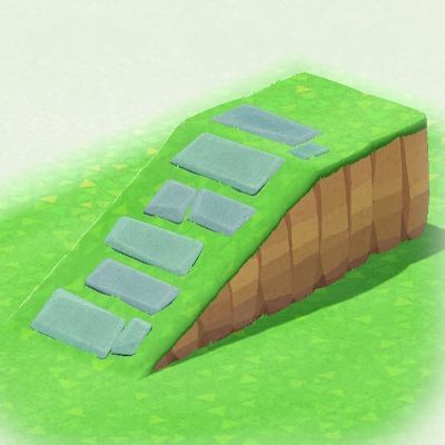 ナチュラルなスロープ