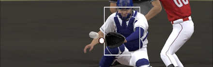 ストライクゾーン外