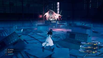 ケアルガで大ダメージ