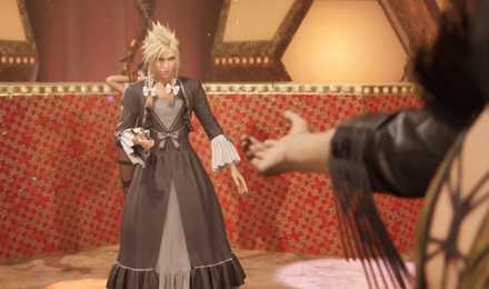 クラウド黒ドレス