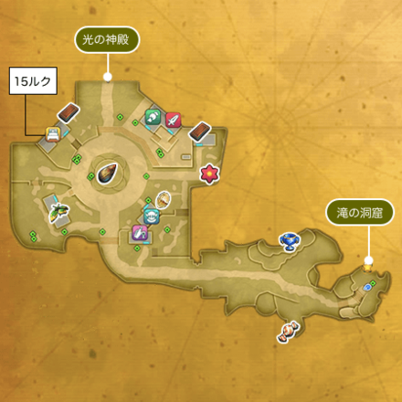 聖都ウェンデルのマップ