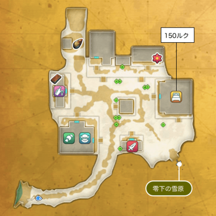 雪の都エルランドのマップ