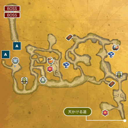 風の回廊Iのマップ