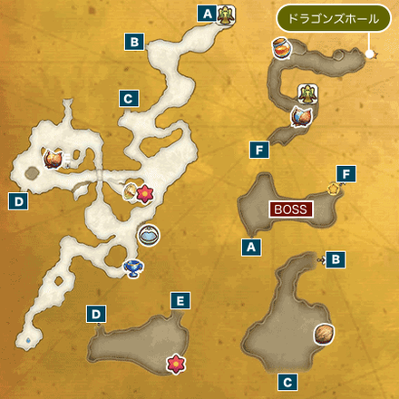 ガラスの砂漠Iのマップ