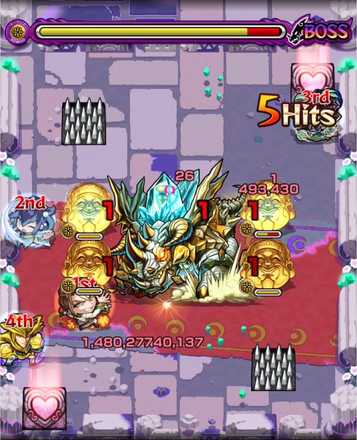 葉桜の広場5ステージ4ドクロ発動後