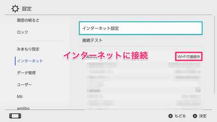 インターネット接続