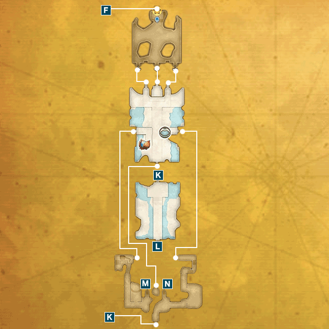 アニスの禁域I(魔法王国アルテナ)のマップ