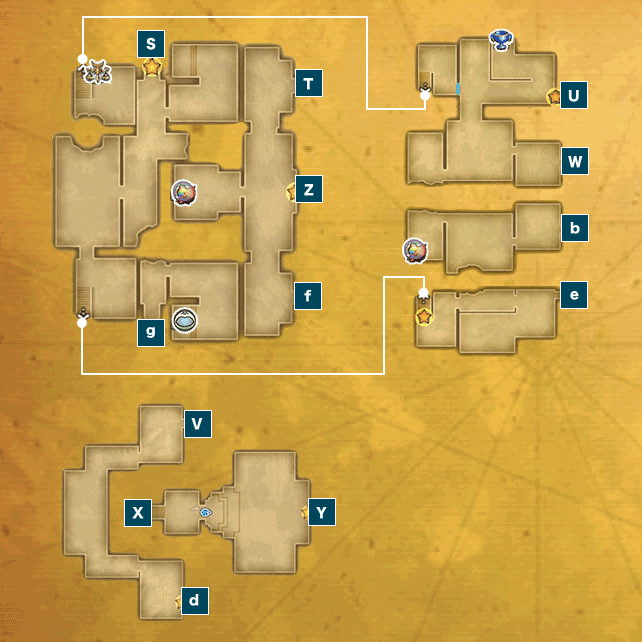 アニスの禁域Ⅱ(ビーストキングダム)のマップ