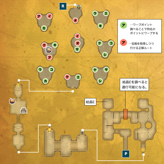 アニスの禁域Ⅶ(風の王国ローラント)のマップ