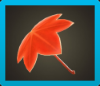 Maple-Leaf Umbrella Icon