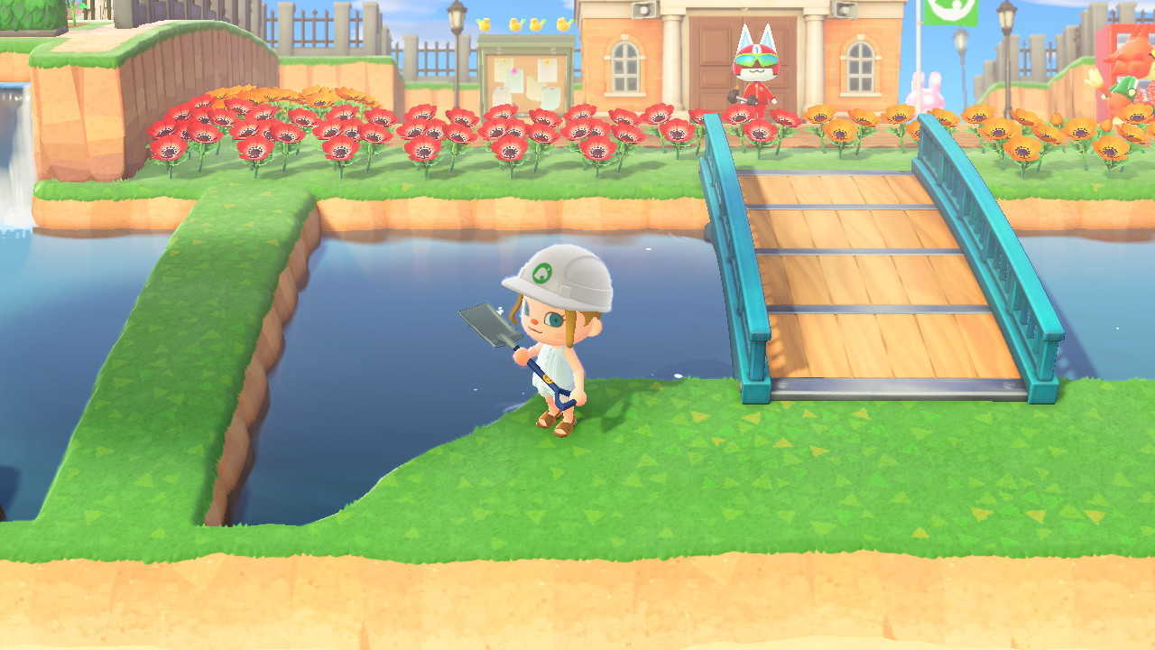 河川を埋め立てる