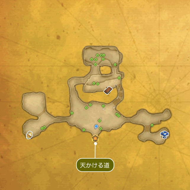ローラント秘密のアジトのマップ