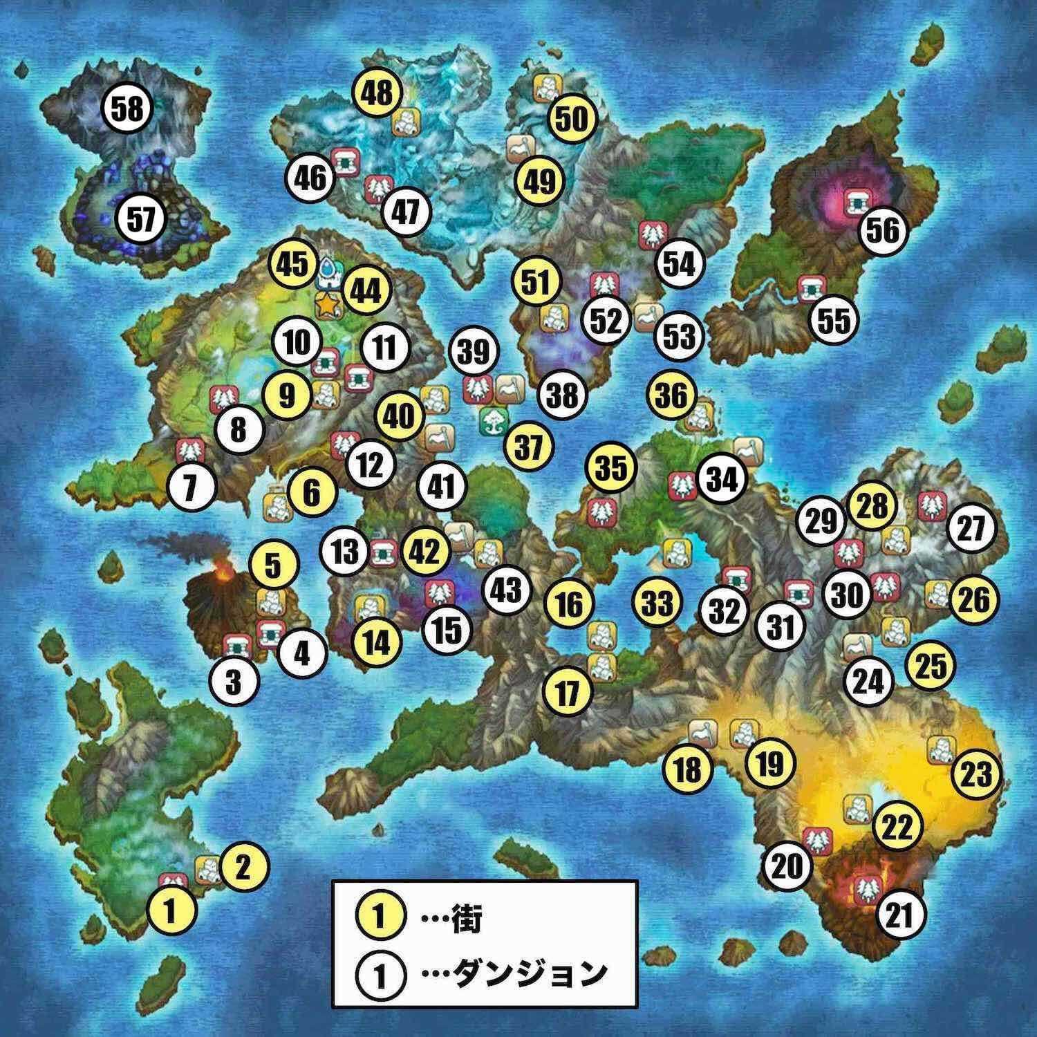 聖剣伝説3リメイク】ワールドマップと地名一覧｜ゲームエイト