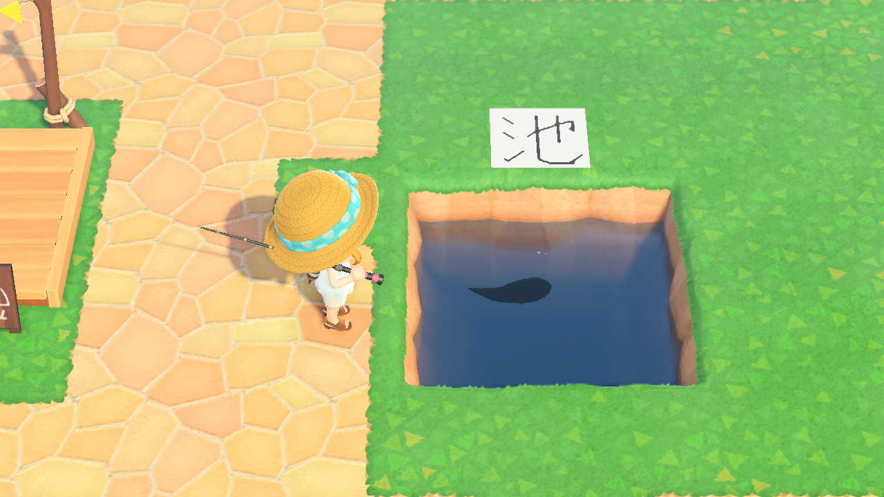 河川工事でも池で出現する魚が沸く