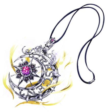 クレセントプラチナネックレス・夜想