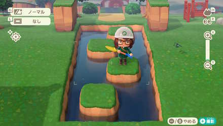 まず川の道を作る