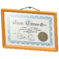 ひょうしょうじょうのライトブラウンの画像