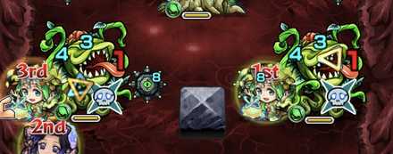 クロスドクロを優先して倒す