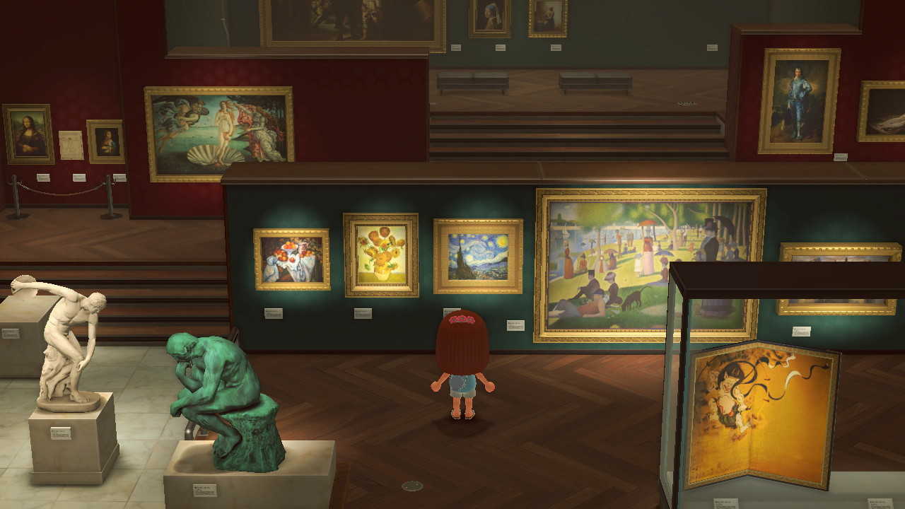 博物館の内装(美術品)