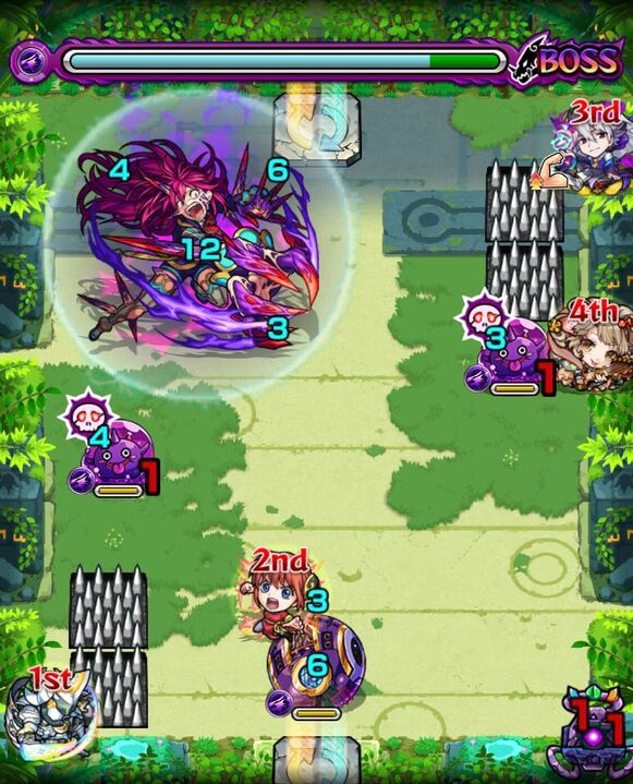 未開の大地拠点10ボス1