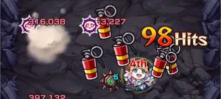 ゲブラー ドクロ爆弾投下