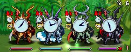 威嚇スキルが有効