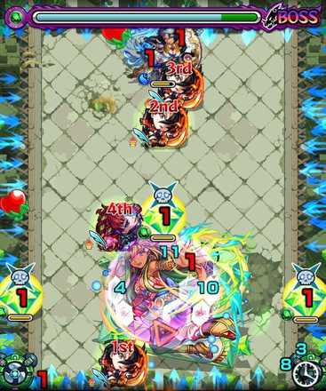 イシス ボス1 玉展開後