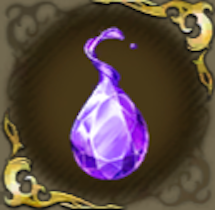 水の輝石・紫の画像