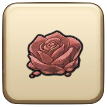 さばくの赤バラ