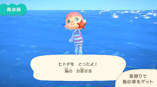 素潜りで海の幸