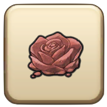 さばくの赤バラ