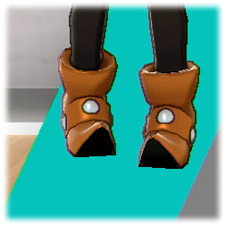 デザインレザーブーツキャメル×ブラック