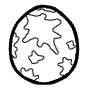 牙獣の卵画像