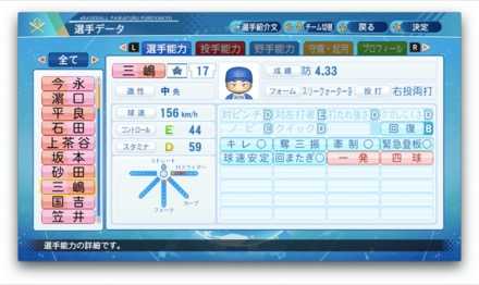 三嶋一輝のステータス画像