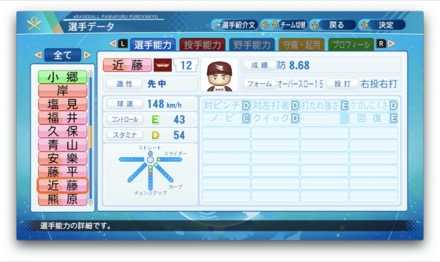 近藤弘樹のステータス画像