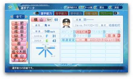 横山陸人のステータス画像